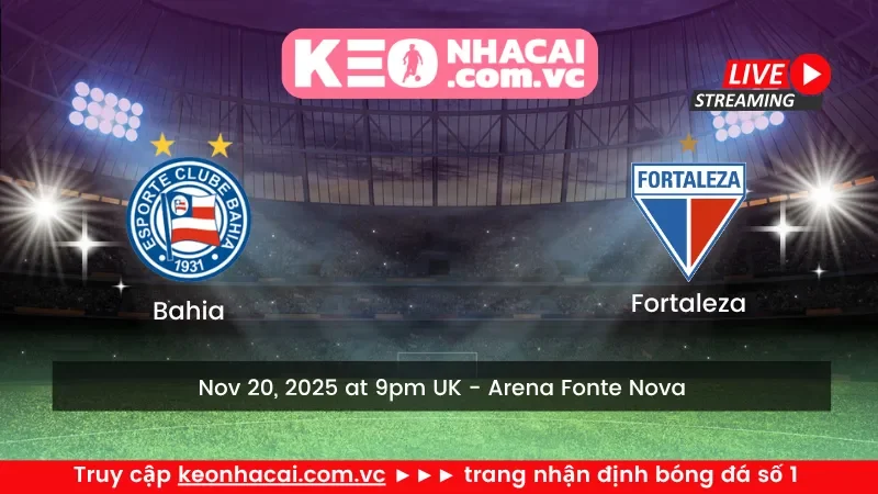 Bahia vs Fortaleza
