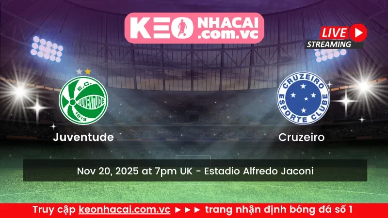 Juventude vs Cruzeiro